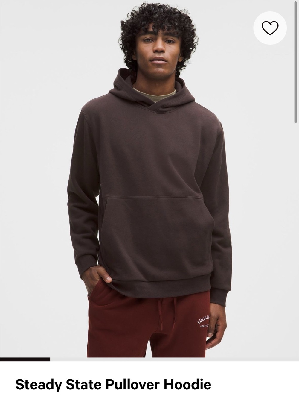 lululemon athletica Black Steady State Pullover Hoodie